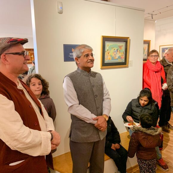 Exhibition on the Devotional Art of Kamal Ahmad opens at Radhadesh